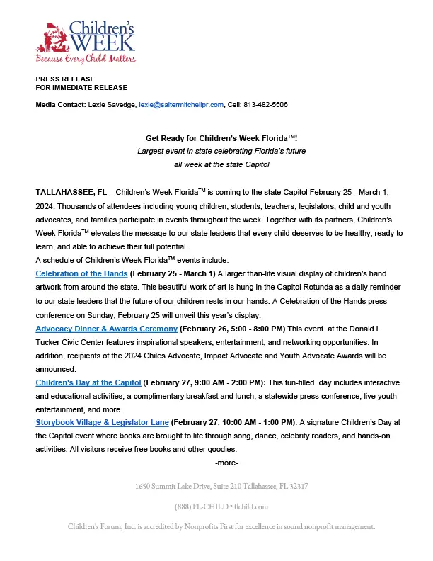 Press Release-Get Ready for Children's Week 2024-1